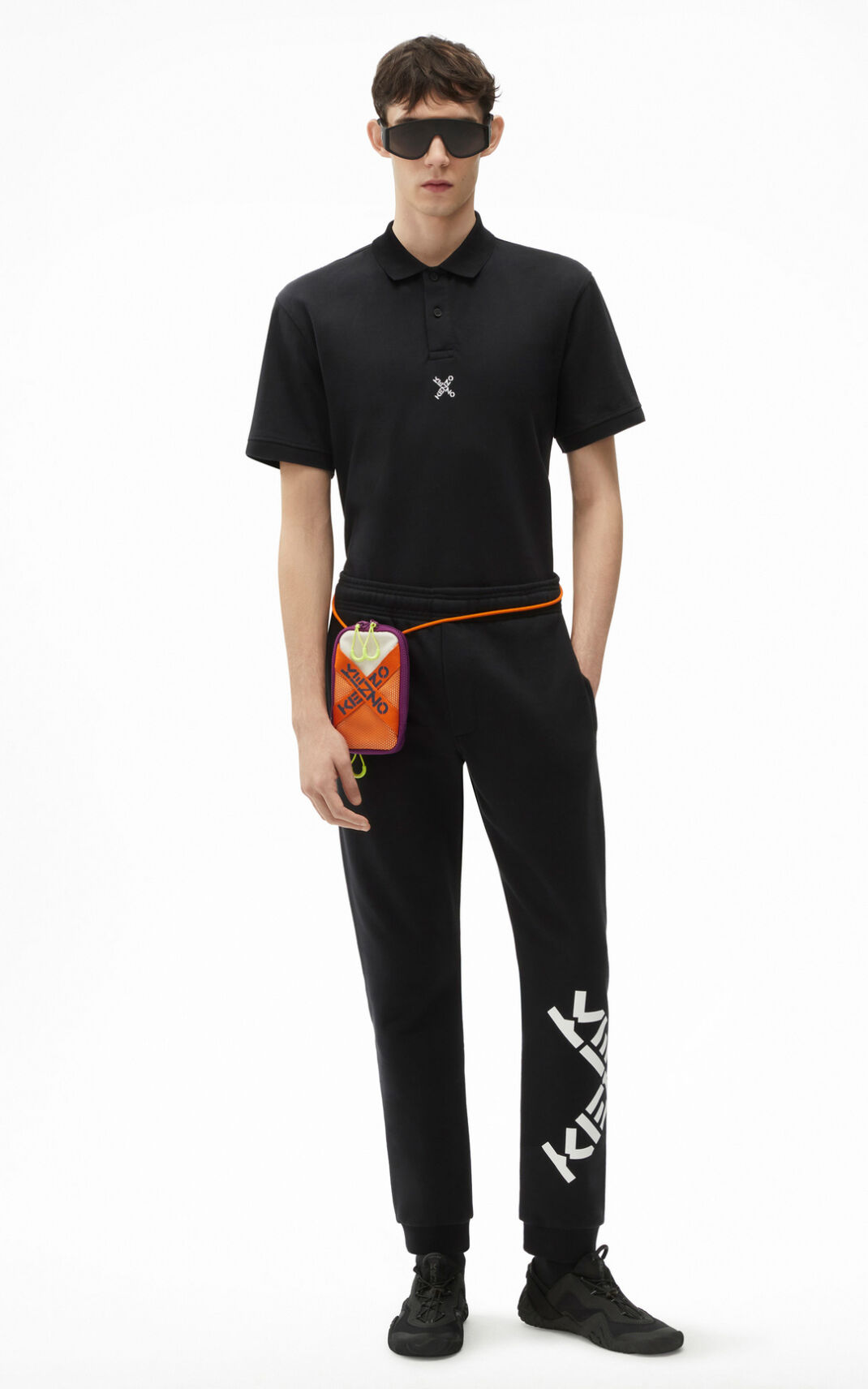 Kenzo Sport Jogger Hombre Negras | 0743216-ZV